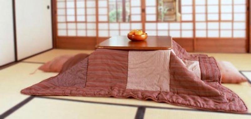 Japanese kotatsu table